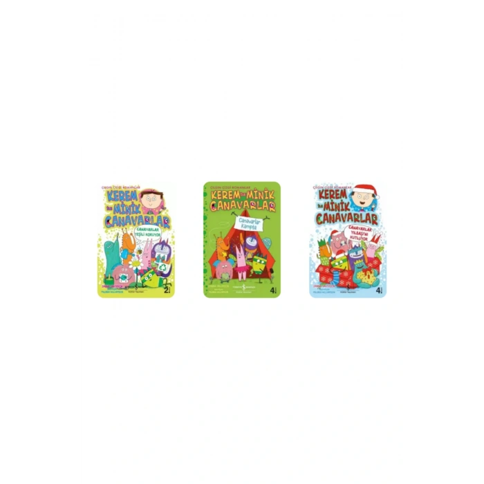6-9 Yaş Çılgın Çizgi Romanlar / Kerem ve Minik Canarlar / 7 Kitap + Okuma Takip Ayracı..!