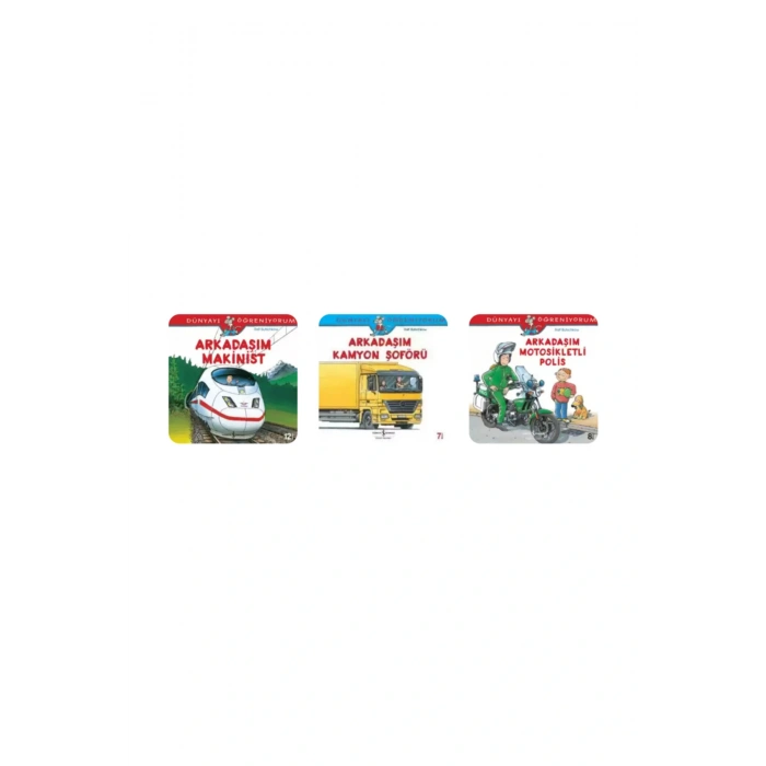 6-9 Yaş Mesleklerle Dünyayı Öğreniyorum Serisi 2. Seri / 8 Kitap/+Okuma Takip Ayracı..!