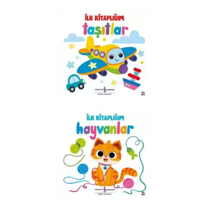 0-2 Yaş İlk Kitaplığım Serisi 4 Kitap - Bebek Kitapları + Okuma Takip Ayracı..!