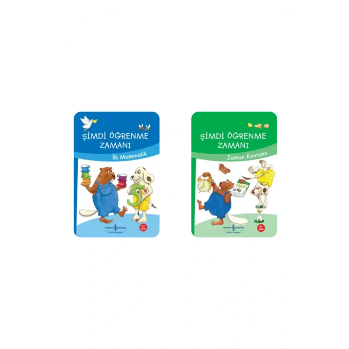 4-5 Yaş Şimdi Öğrenme Zamanı Okul Öncesi 4 Kitap + Okuma Takip Ayracı..!