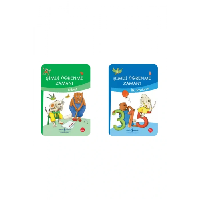 4-5 Yaş Şimdi Öğrenme Zamanı Okul Öncesi 4 Kitap + Okuma Takip Ayracı..!