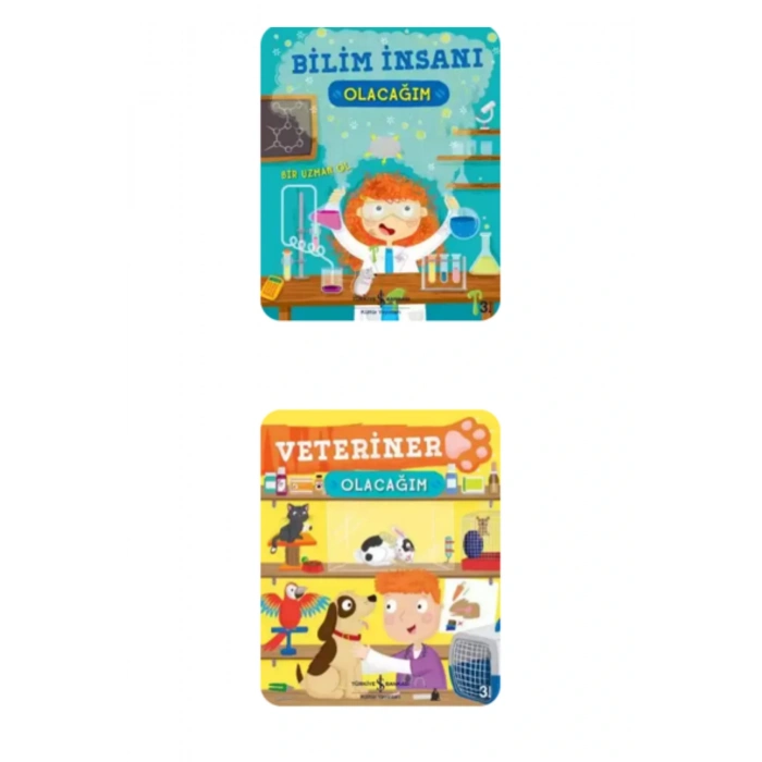 8-13 Yaş Meslekler ve Gerekleri/ Olacağım Serisi STEM 6 Kitap + Okuma Takip Ayracı.!