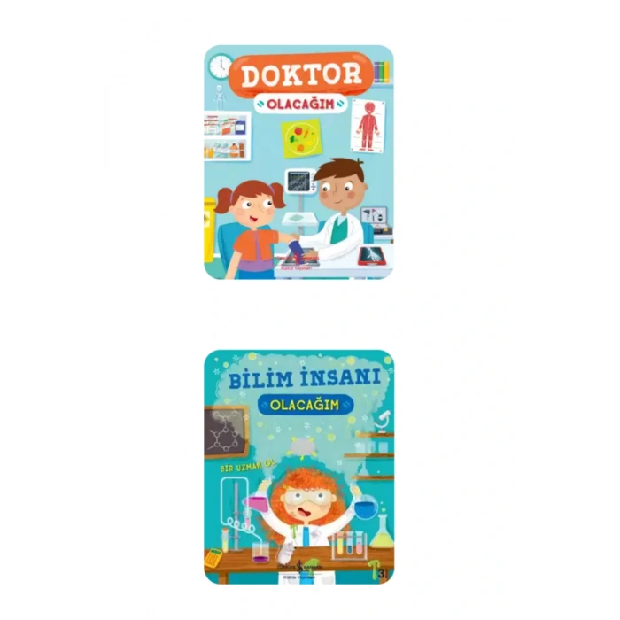 8-13 Yaş Meslekler ve Gerekleri/ Olacağım Serisi STEM 4 Kitap + Okuma Takip Ayracı.!