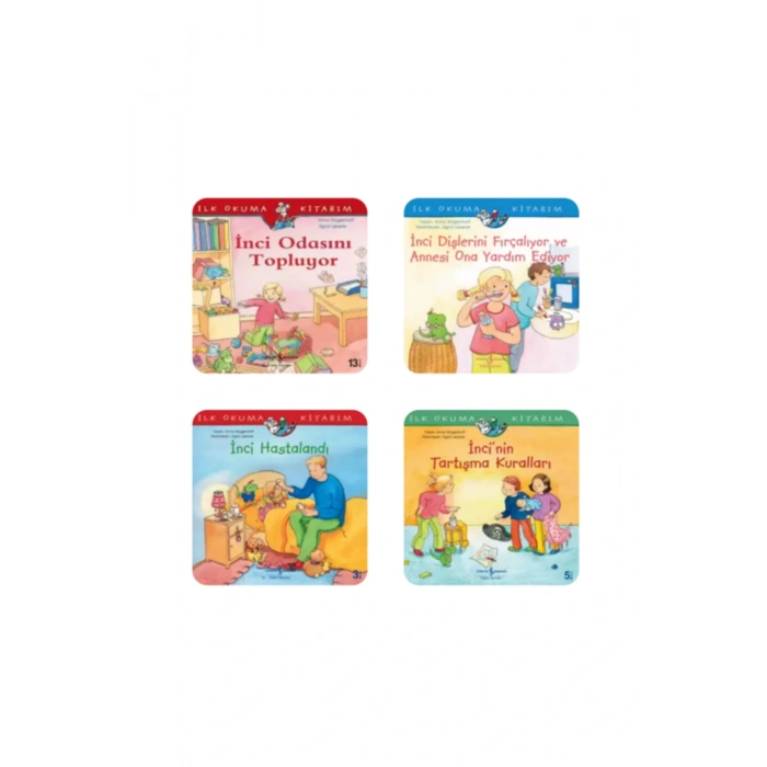 İnci İle İlk Okuma Kitabım Serisi 13 Kitap/5-7 Yaş / Değerler Eğitimi+Okuma Takip Ayracı..!