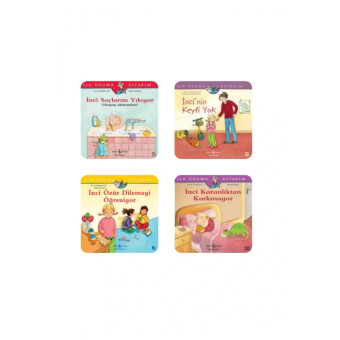 İnci İle İlk Okuma Kitabım Serisi 13 Kitap/5-7 Yaş / Değerler Eğitimi+Okuma Takip Ayracı..!