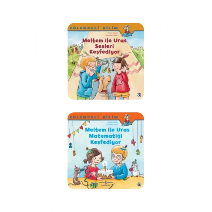 6-9 Yaş Meltem ve Uras Keşfediyor Bilim Serisi 6 Kitap +Okuma Takip Ayracı..!
