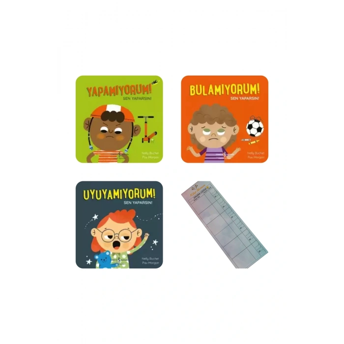 4-7 Yaş Sen Yaparsın- Özgüven Serisi 3 Kitap +Okuma Takip Ayracı..!