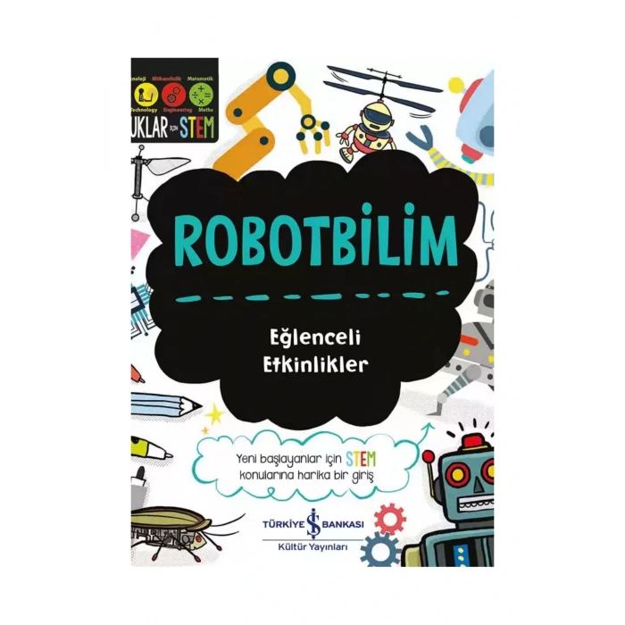 7-12 Yaş STEM Eğlenceli Etkinlikler Robotik / Jeoloji / Meteoroloji /3 Kitap + Okuma Takip Ayracı.!