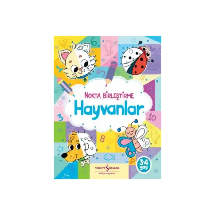 3-6 Yaş Nokta Birleştirme ve Boyama 6 Kitap - Okul Öncesi Bilişsel Aktivite Seti