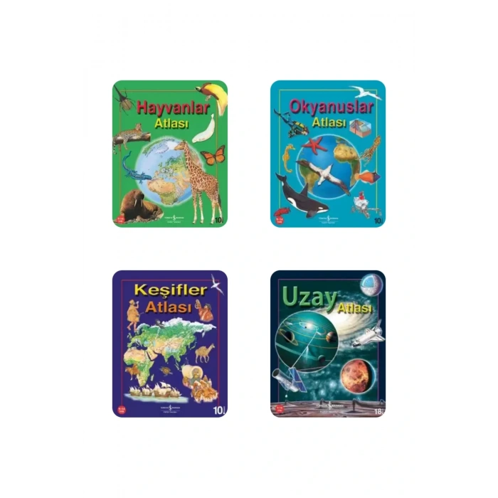 9-14 Yaş Bilim Atlası /Hayvanlar/Keşifler/Uzay/Okyanuslar + Okuma Takip Ayracı..!