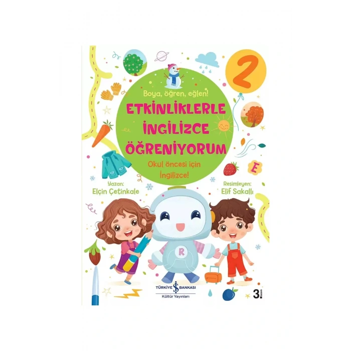 5-6 Yaş Okul Öncesi İngilizce Etkinlik Seti -English Activities For Kids/4 Kitap +Okuma Takip Ayracı