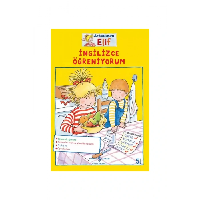 5-6 Yaş Okul Öncesi İngilizce Etkinlik Seti -English Activities For Kids/4 Kitap +Okuma Takip Ayracı