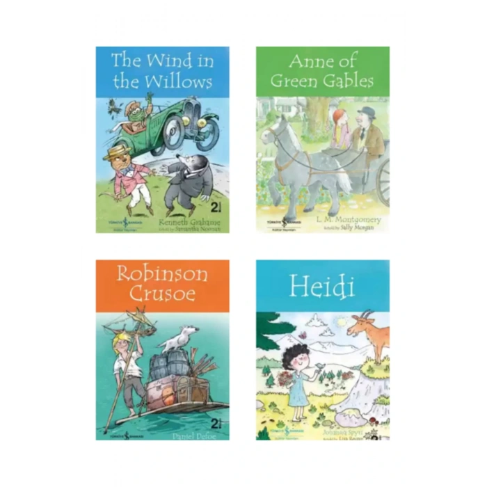 8-13 Yaş İngilizce Çocuk Klasikleri Hikaye Seti 8li/English Stories For Children/+Okuma Takip Ayracı