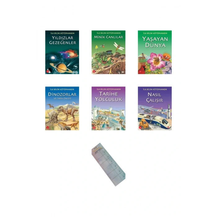 7-12 Yaş İlk Bilim Kitaplarım / Bilimsel Okuryazarlık/ 6 Kitap Okuma Takip Ayracı.!