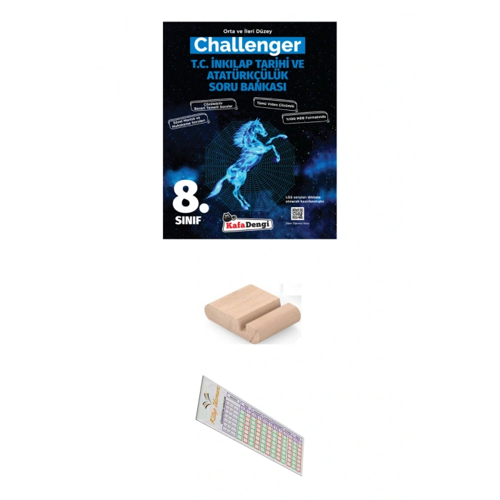 8.Sınıf İnkılap Tarihi Soru Bankası Challenger LGS 2026 + Telefon Tutucu