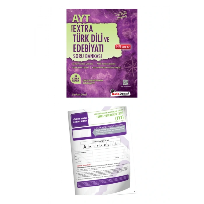 KAFADENGİ AYT Extra Türk Dili ve Edebiyatı Soru Bankası + TYT Deneme..!