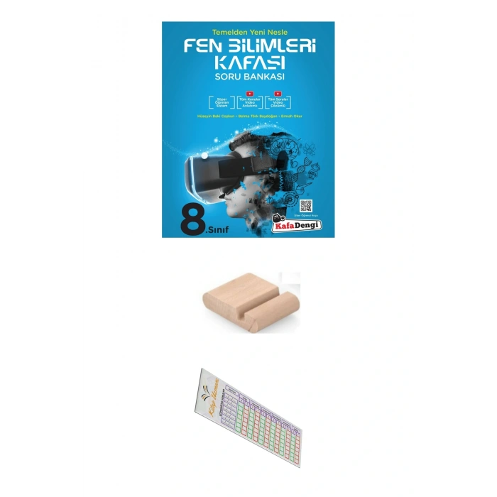 8.Sınıf Fen Bilimleri Kafası Soru Bankası (Tümü Video Çözümlü) + Telefon Tutucu