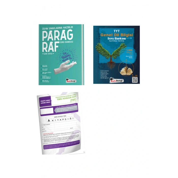 KAFADENGİ TYT Paragraf + Dil Bilgisi Soru Bankası + TYT Deneme