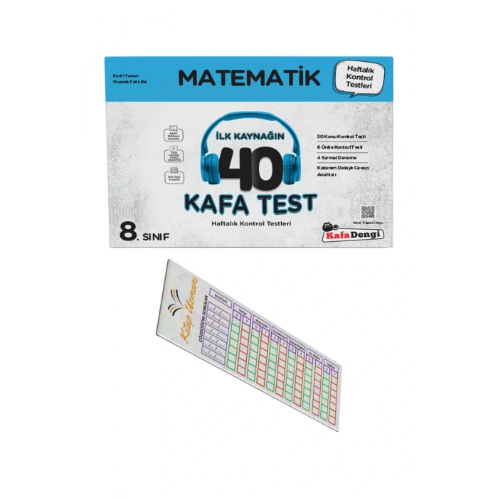 8. Sınıf Matematik Kafa Test( Haftalık Kontrol Testleri ) + Soru Çözüm Ayracı