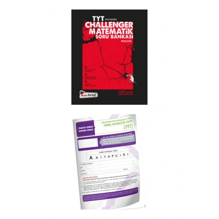 KAFADENGİ TYT Challenger Matematik Soru Bankası (Tümü Video Çözümlü) + TYT Deneme..!