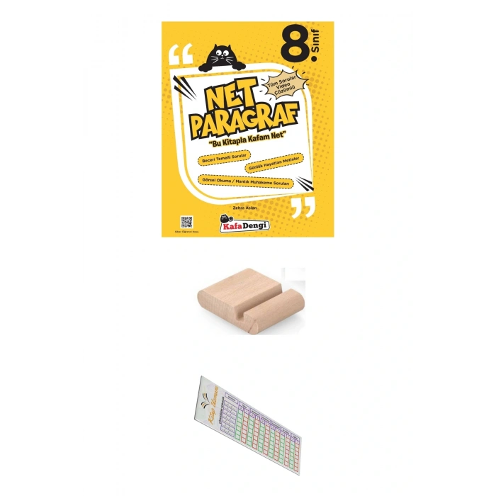 8.Sınıf Paragraf Soru Bankası  LGS 2026Tümü Video Çözümlü) +Telefon Tutucu+ Çözüm Ayracı