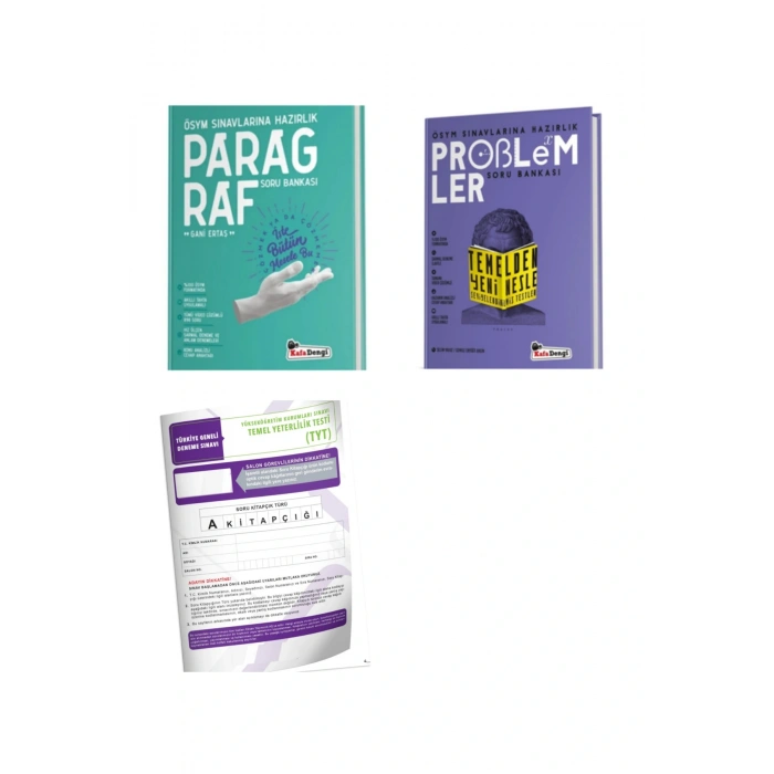 KAFADENGİ TYT Paragraf + Problemler Soru Bankası + TYT Deneme