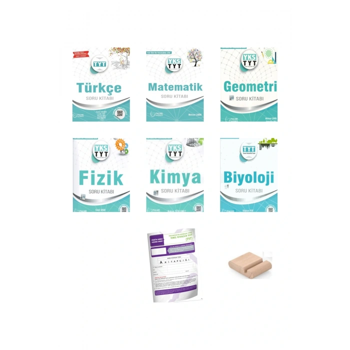 PALME TYT SAYISAL Soru Bankası (Türkçe + Matematik + Geometri+ Fizik + Kimya + Biyoloji) +TYT Deneme