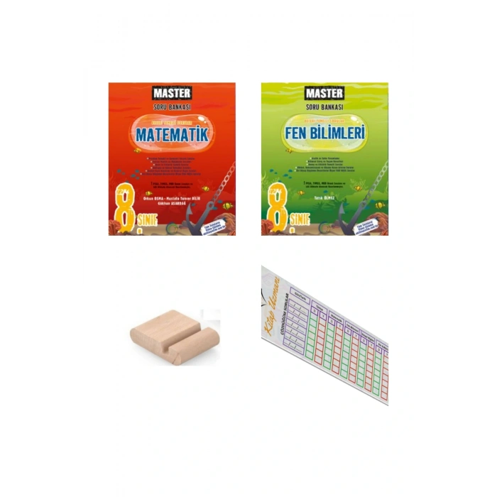 Okyanus 8. Sınıf LGS MASTER Matematik + Fen Soru Bankası SETİ / Orta İleri Düzey