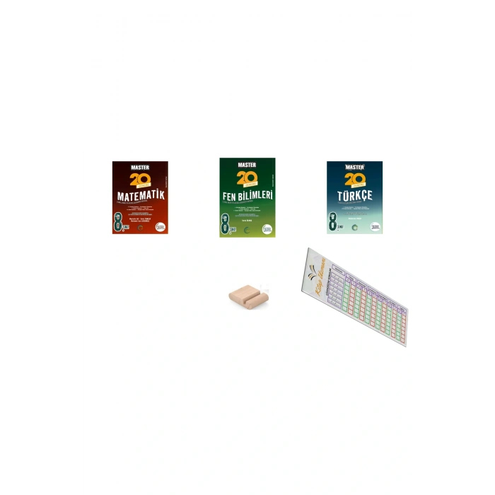 Okyanus 8. Sınıf LGS MASTER Türkçe + Matematik + Fen Branş Deneme SETİ / Orta İleri Düzey
