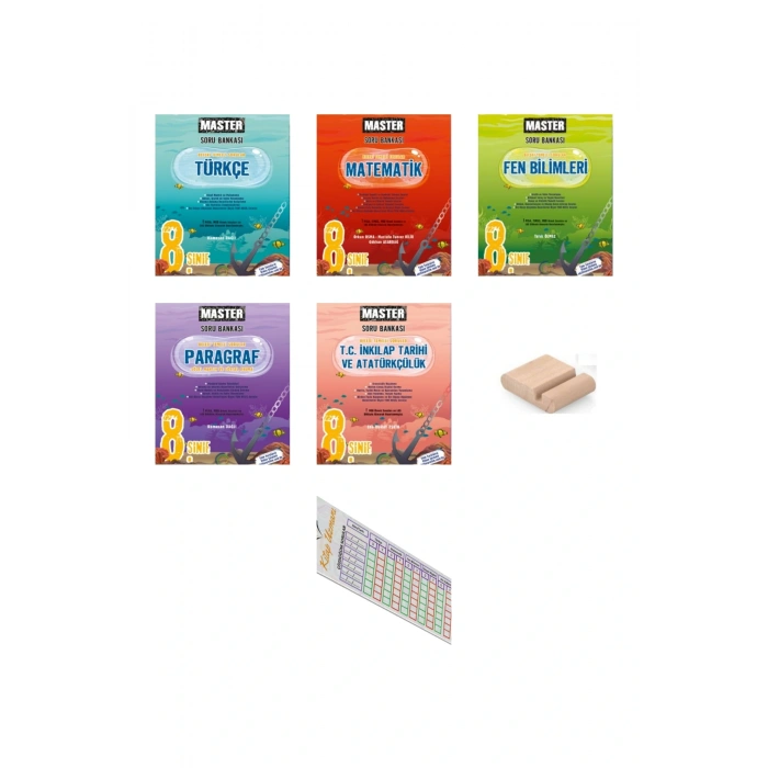 Okyanus 8. Sınıf LGS MASTER Türkçe Matematik Fen İnk. Paragr. Soru Bankası SETİ / Orta İleri Düzey
