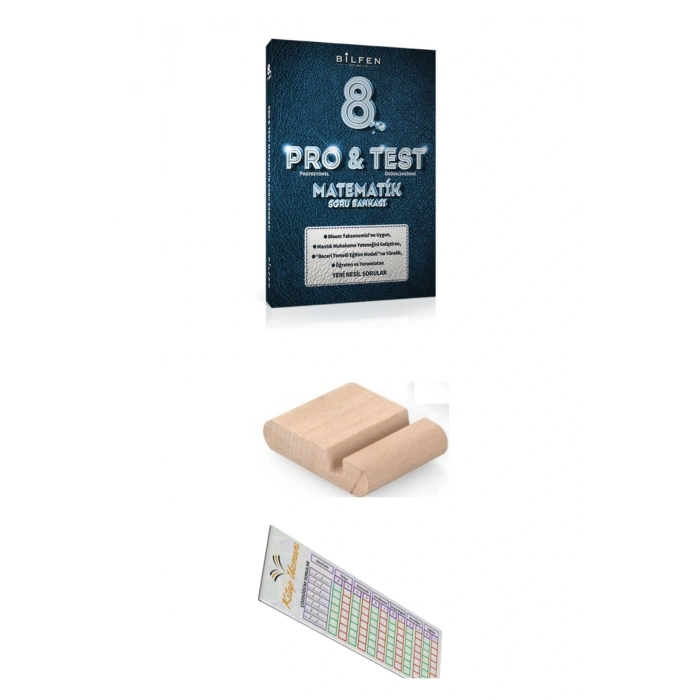 8. Sınıf PROTEST Matematik Soru Bankası + Telefon Tutucu + Soru Çözüm Ayracı