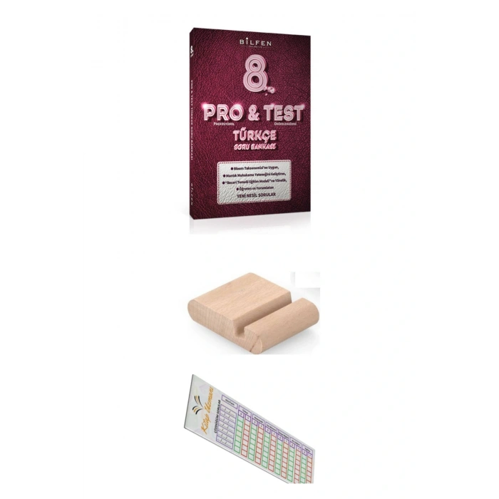 8. Sınıf PROTEST Türkçe Soru Bankası + Telefon Tutucu + Soru Çözüm Ayracı