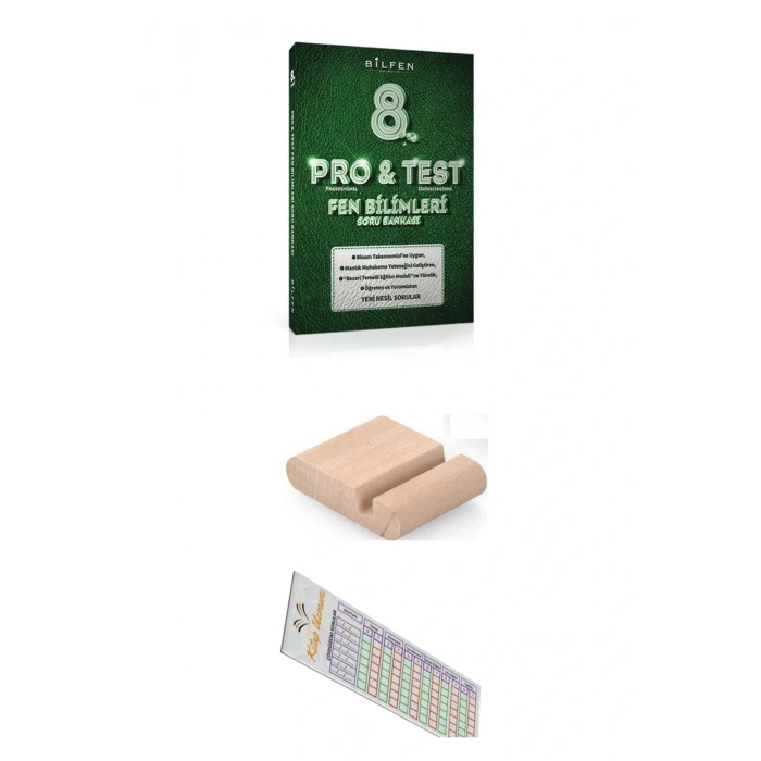 8. Sınıf PROTEST Fen Bilimleri Soru Bankası + Telefon Tutucu + Soru Çözüm Ayracı