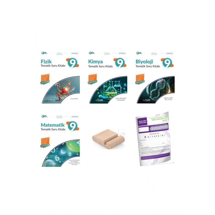 PALME 9. Sınıf Tematik Soru Kitabı SETİ-YENİ MÜFREDAT(Matematik Fizik Kimya Biyoloji )Telefon Tutucu