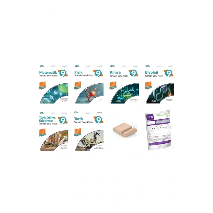PALME 9. Sınıf Tematik Soru Kitabı SETİ-YENİ MÜFREDAT (Matematik Fizik Kimya Biyoloji Edebiyat Tarih