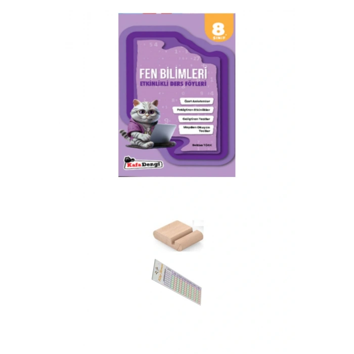 8. Sınıf Fen Bilgisi Etkinlikli Ders Föyü 2026 LGS+Telefon Tutucu+Soru Çözüm Ayracı