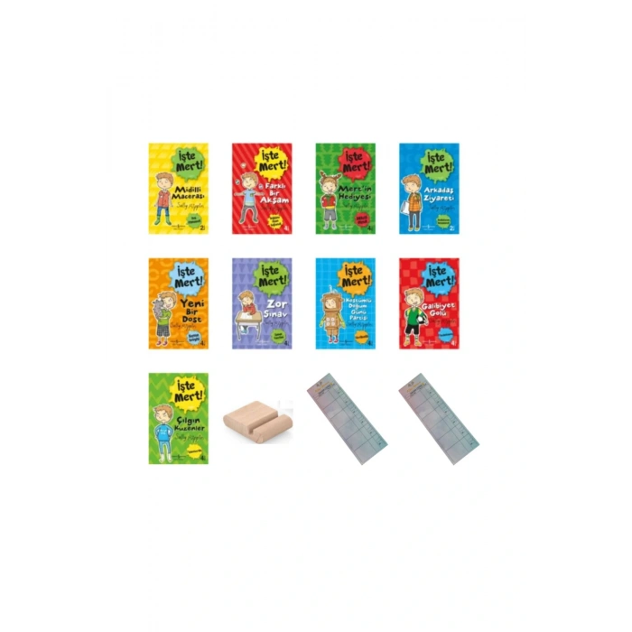 2. ve 3. Sınıf İşte Mert/Karakter Gelişimi ve Değerler Eğitimi Hikaye Seti 9lu-SET1+Tablet Standı