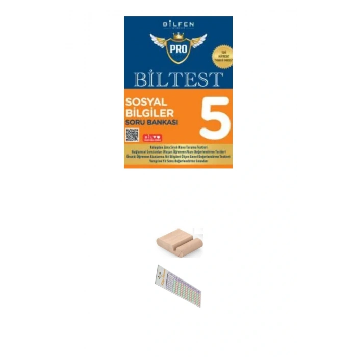 5. sınıf BİLTEST Sosyal Bilgiler Soru Bankası-Maarif Modeli MÜFREDAT/+Telefon Tutucu+Çözüm Ayracı