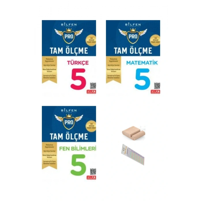 5. sınıf TAM ÖLÇME (Türkçe-Matematik-Fen) /Maarif Modeli YENİ MÜFREDAT/+Telefon Tutucu