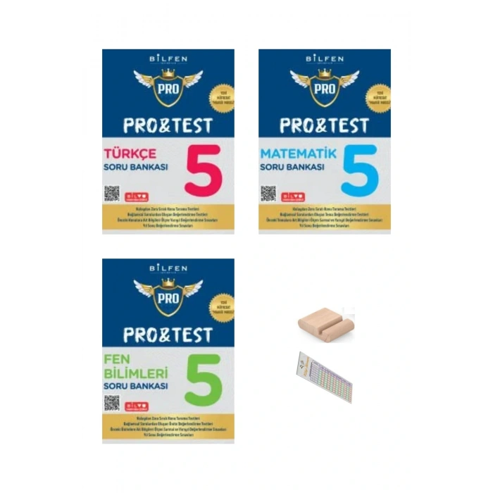 5. sınıf PROTEST Soru Bankası(Türkçe-Matematik Fen)YENİ MÜFREDAT/Telefon Tutucu