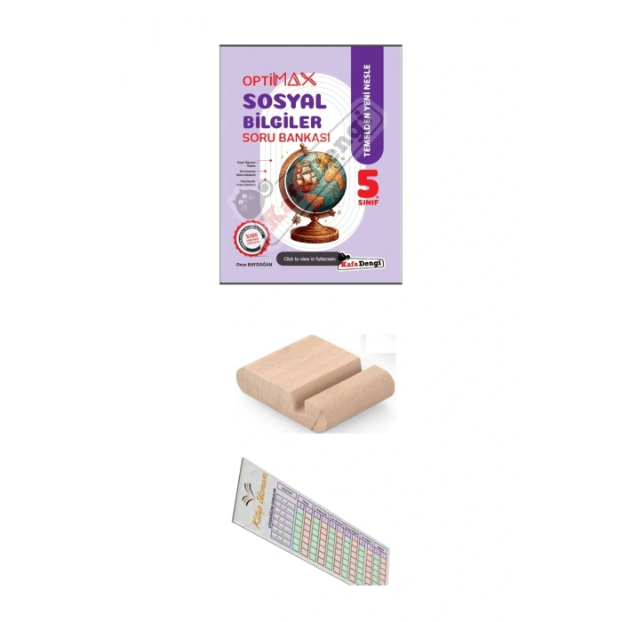 5. Sınıf Optimax Sosyal Bilgiler Soru Bankası (2026 Maarif Müfredatı)Telefon Tutucu