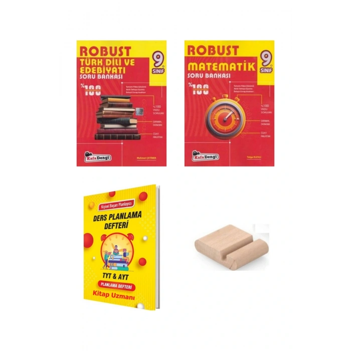 9. Sınıf YENİ MÜFREDAT Soru Bankası SETİ (Edebiyat-Matematik)+YKS Planlama Defteri