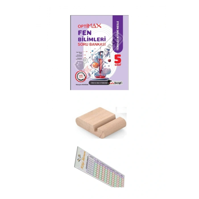 5. Sınıf Optimax Fen Bilimleri Soru Bankası (2026 Maarif Müfredatı) Telefon Tutucu