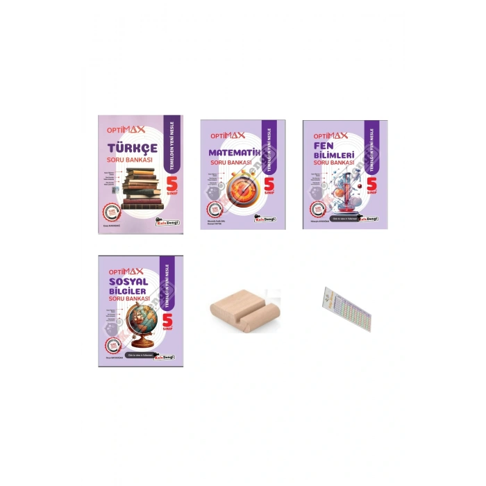 5. Sınıf Soru Bankası SETİ(Türkçe+Matematik+Fen+Sosyal)-2026 Yeni Müfredat-Telefon Tutucu