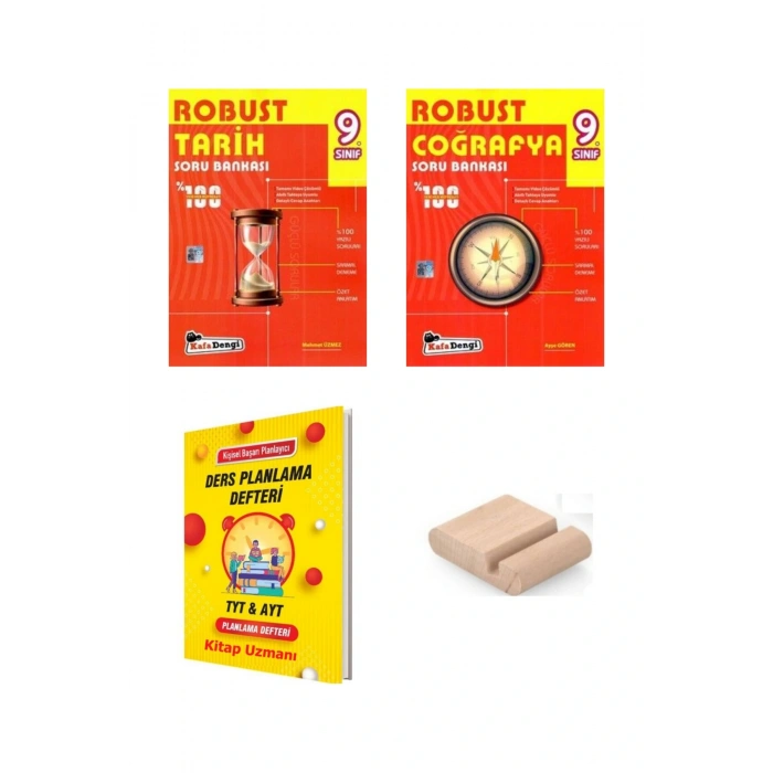 9. Sınıf YENİ MÜFREDAT Soru Bankası SETİ (Tarih-Coğrafya)+YKS Planlama Defteri