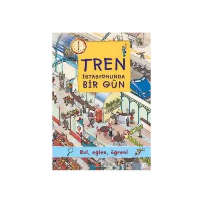 6 - 9 YaşBir Gün Serisi Bul Eğlen Öğren!- Bulmaca Etkinlikli + 4 Kitap + Tablet Standı