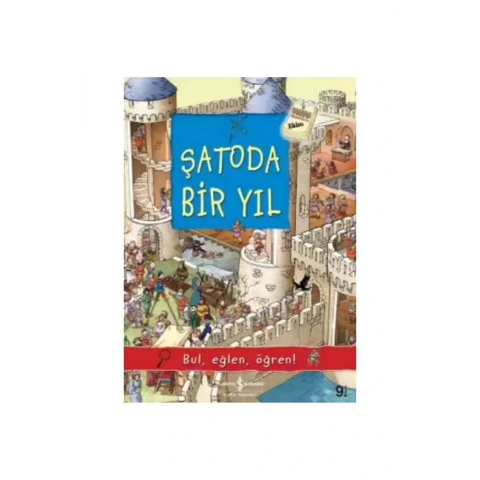 6 - 9 Yaş Bir Yıl ve Bir Gün Serisi Bul Eğlen Öğren!- Bulmaca Etkinlikli + 8 Kitap + Tablet Standı