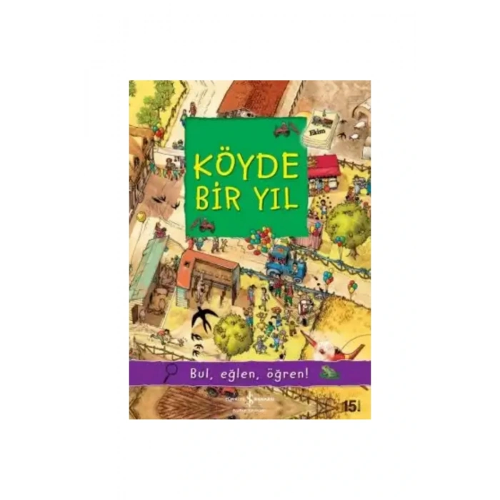 6 - 9 Yaş Bir Yıl ve Bir Gün Serisi Bul Eğlen Öğren!- Bulmaca Etkinlikli + 8 Kitap + Tablet Standı