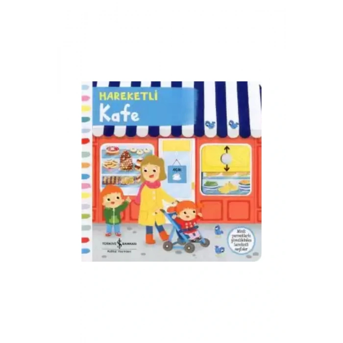 0-2 Yaş Hareketli Kitaplar Serisi Hareketli Mekanlar / 4 Kitap /+ Tablet Standı