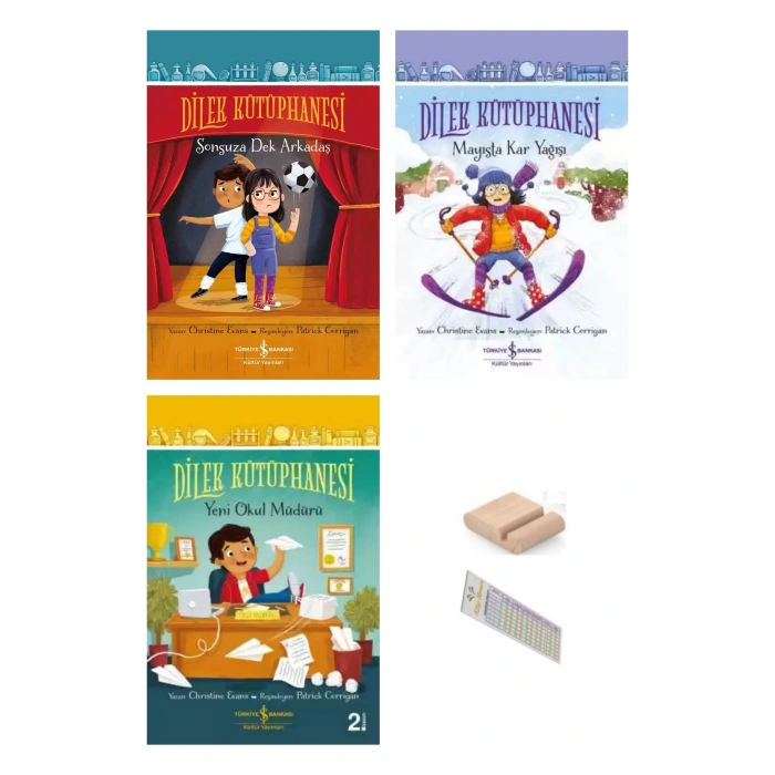 Dilek Kütüphanesi - 2. ve 3. Sınıf Hikayeleri - 7-9 Yaş / 3 kitap + Tablet Standı